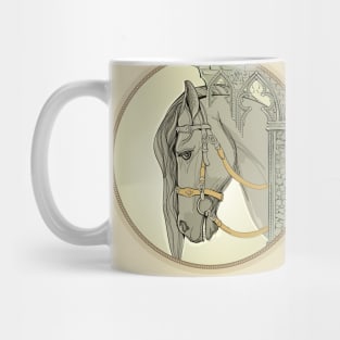 Decoration with horse head Mug